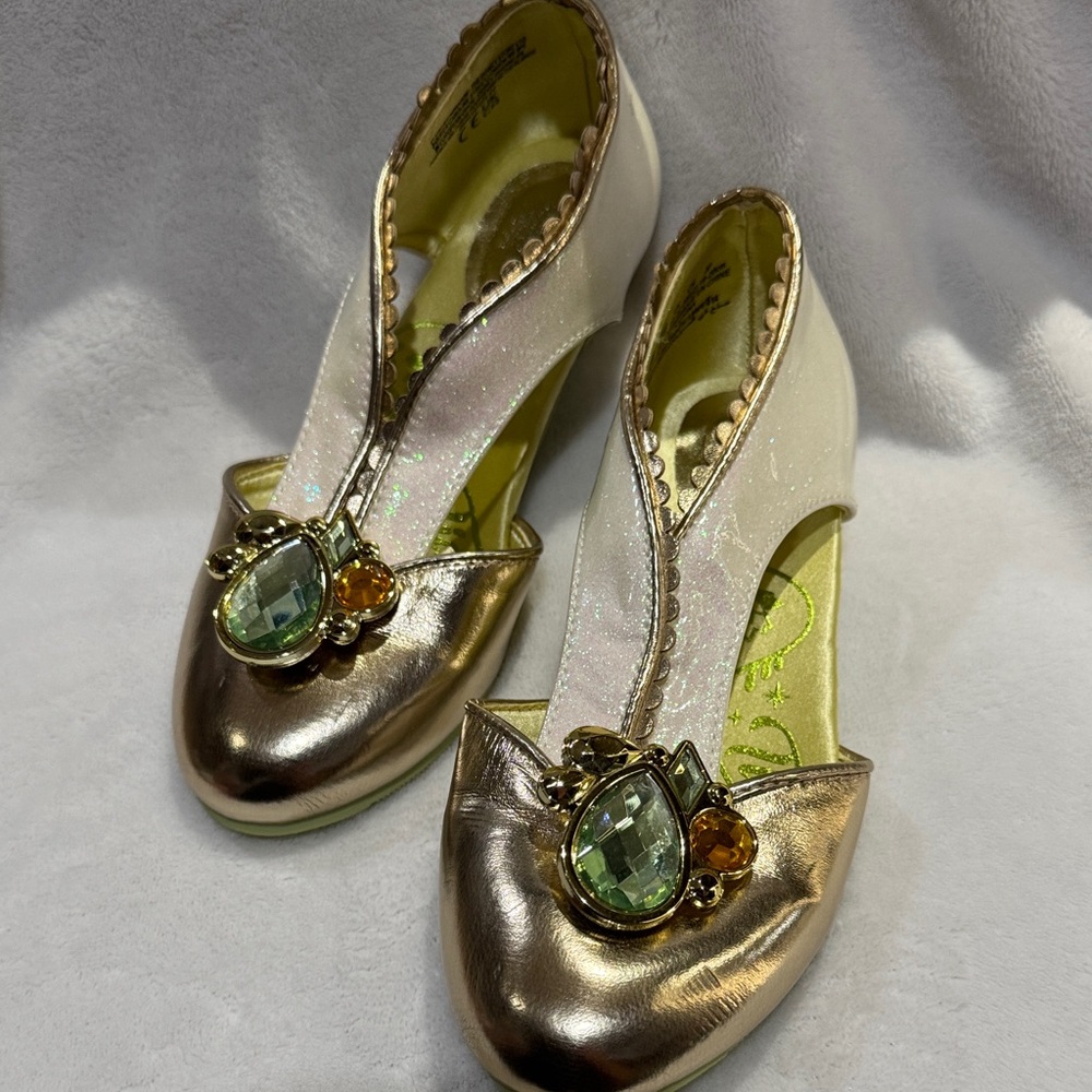 Disney’s Princess and the frog Tiana costume shoes